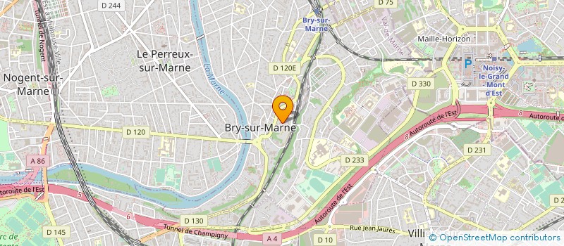 localisation de l'entreprise EVEIL & VOUS  BRY-SUR-MARNE