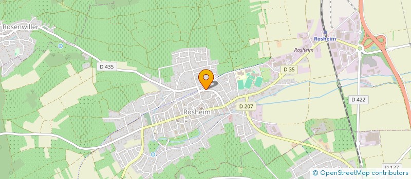 localisation de l'entreprise EVEIL888  ROSHEIM