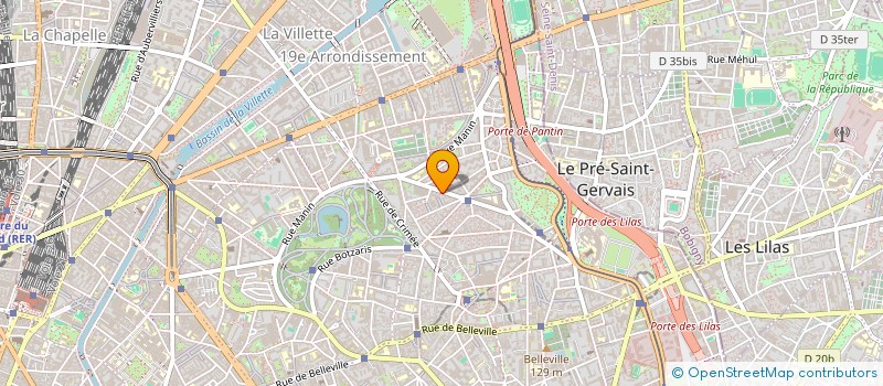 localisation de l'entreprise EVEILLE ET DANSE  PARIS