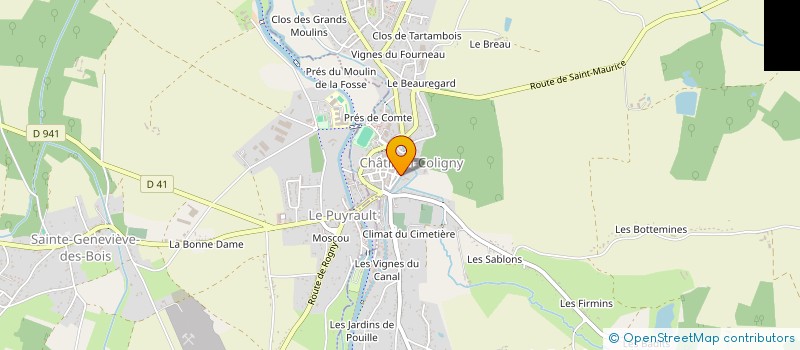 localisation de l'entreprise EVEILLER L'ETRE à CHATILLON-COLIGNY
