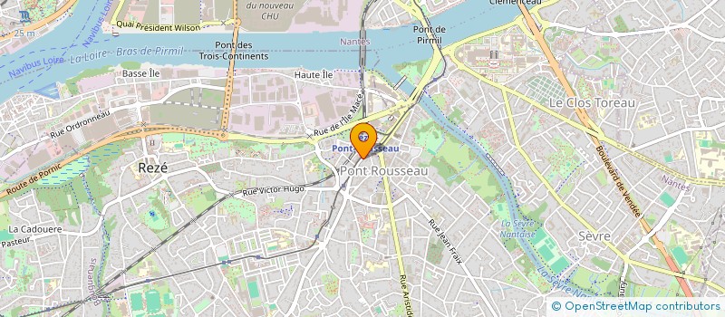 localisation de l'entreprise EVEILOSENS STUDIO  REZE