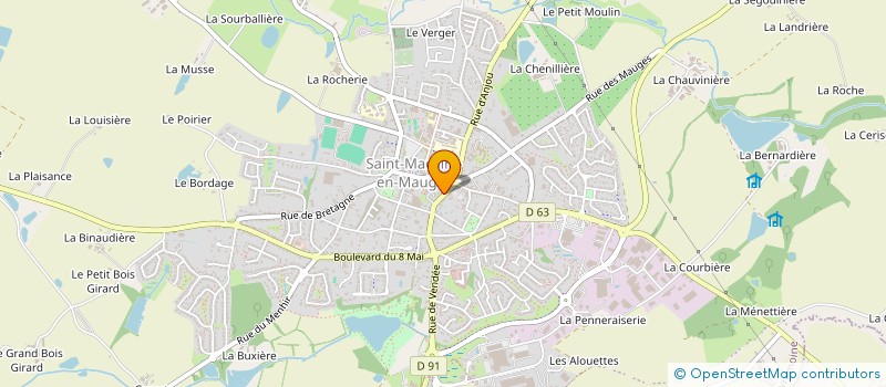 localisation de l'entreprise EVEL AGENCEMENT à SEVREMOINE