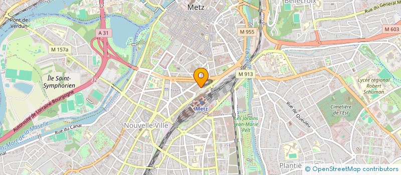 localisation de l'entreprise EVEL AMENAGEMENT à METZ