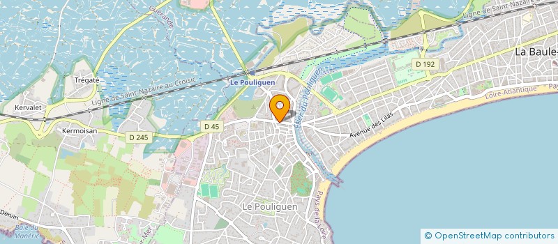 localisation de l'entreprise EVELEN à LE POULIGUEN