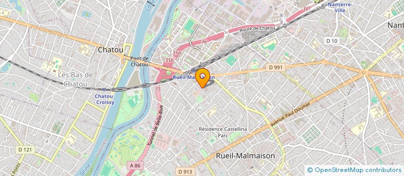 localisation de l'entreprise EVELER à RUEIL-MALMAISON