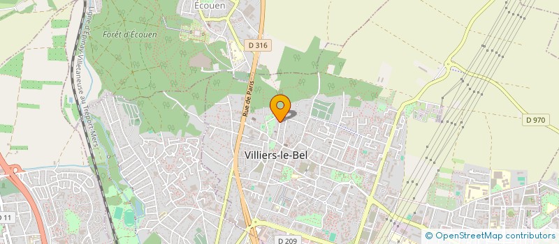 localisation de l'entreprise EVELES  MEAUX