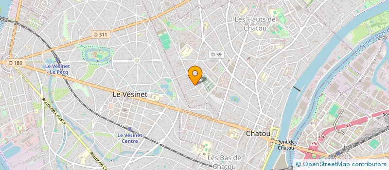 localisation de l'entreprise EVELINA  CHATOU