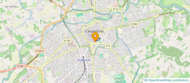 localisation de l'entreprise EVELINE ESTHETIQUE à CARPENTRAS