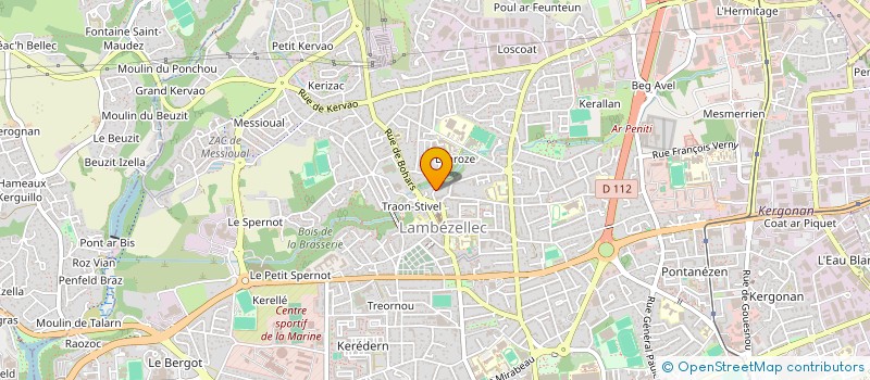localisation de l'entreprise EVELONE SAS à BREST