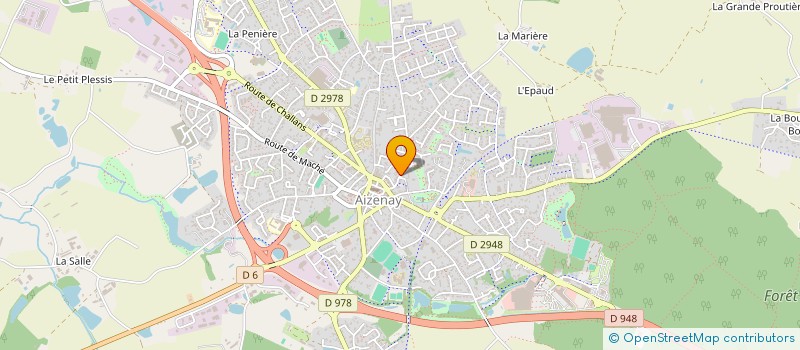 localisation de l'entreprise EVELYNE DOUAUD FORMATION & CONSEIL  AIZENAY