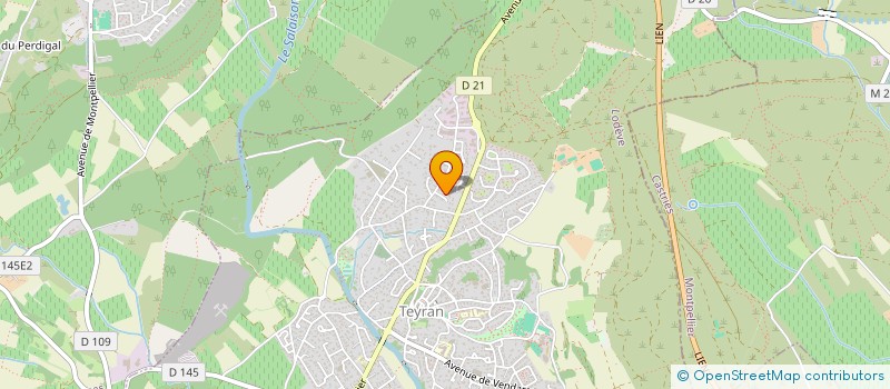 localisation de l'entreprise EVELYNE ET CECILE  TEYRAN