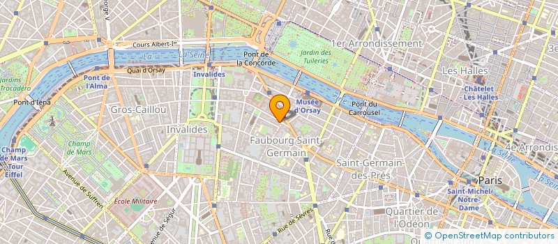 localisation de l'entreprise EVELYNE LEROY CONSEIL  PARIS