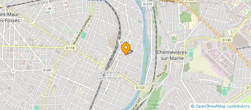 localisation de l'entreprise EVELYNE NOVA  SAINT-MAUR-DES-FOSSES