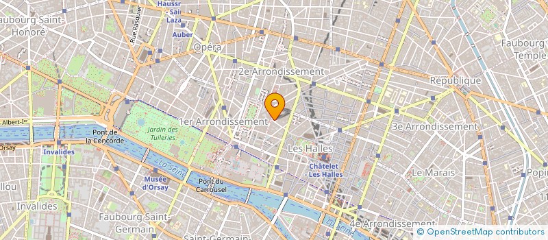 localisation de l'entreprise EVELYNE & PRAWIDLO  PARIS