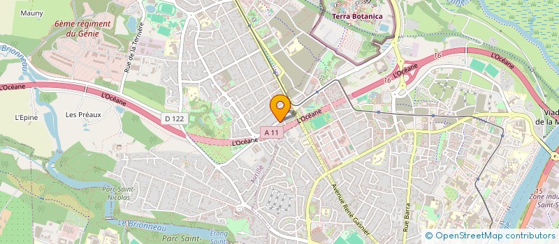 localisation de l'entreprise EVEMI à AVRILLE