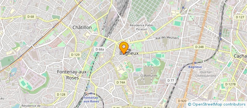 localisation de l'entreprise EVEN à BAGNEUX