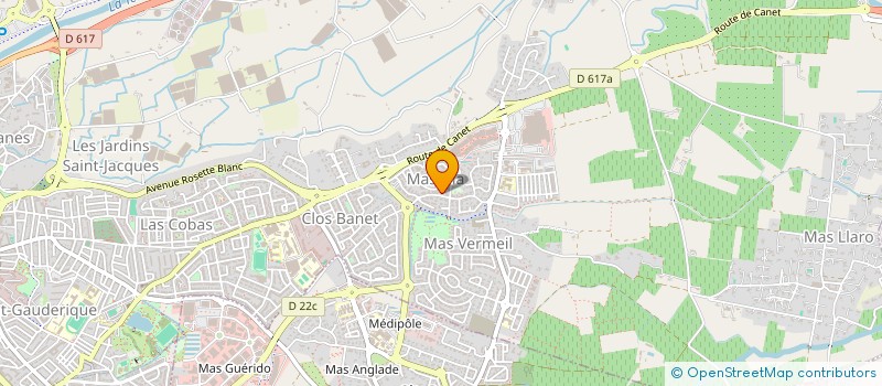 localisation de l'entreprise EVEN  PERPIGNAN