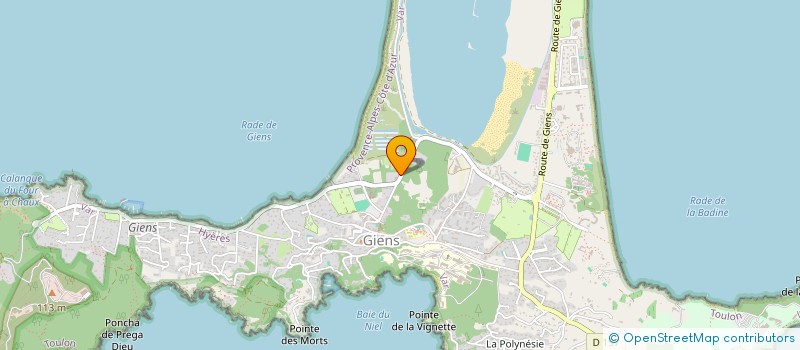 localisation de l'entreprise EVEN CREW à HYERES