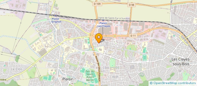 localisation de l'entreprise EVEN FRERES  PLAISIR