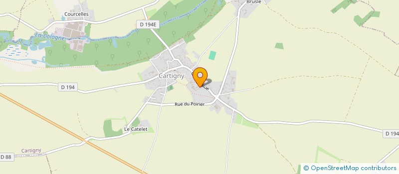 localisation de l'entreprise EVEN IMAGE à CARTIGNY