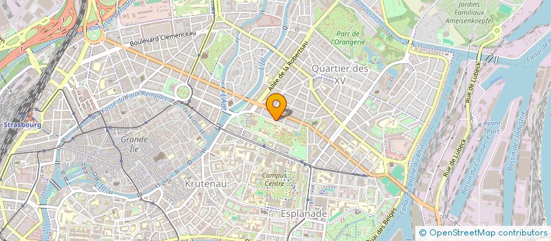 localisation de l'entreprise EVEN IMMOBILIER  STRASBOURG