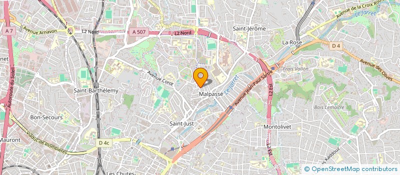 localisation de l'entreprise EVEN'KA  MARSEILLE 13EME