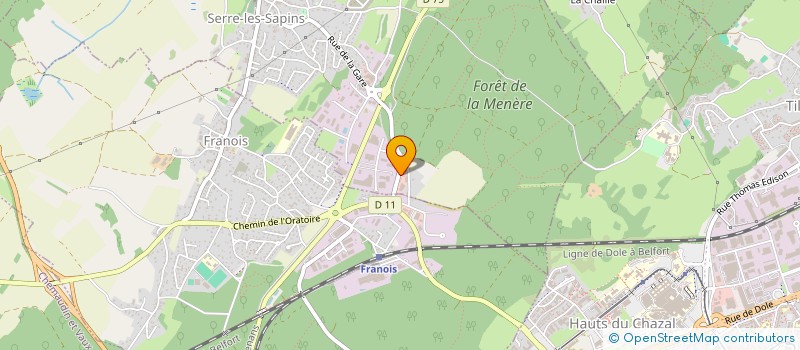 localisation de l'entreprise EVEN OUTDOOR  SERRE-LES-SAPINS