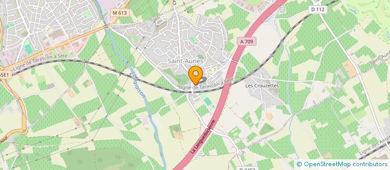 localisation de l'entreprise EVEN'PROD à SAINT-AUNES