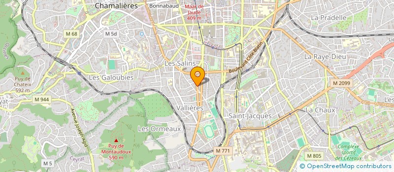 localisation de l'entreprise EVEN SOL  CLERMONT-FERRAND