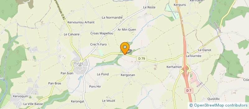 localisation de l'entreprise EVEN TP ET CIE à YVIAS