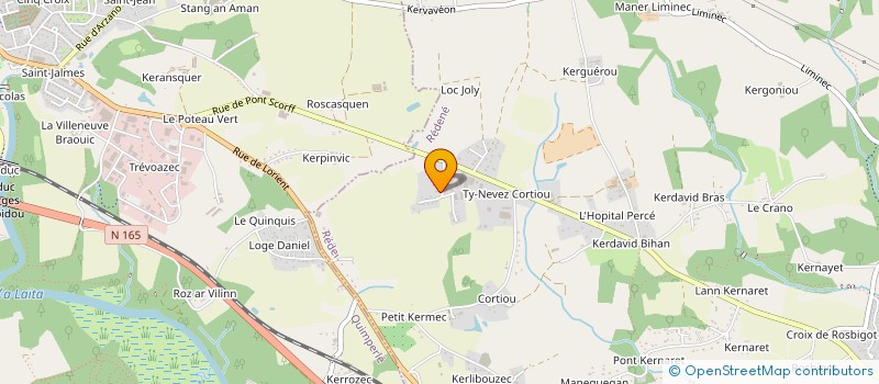 localisation de l'entreprise EVENA  REDENE