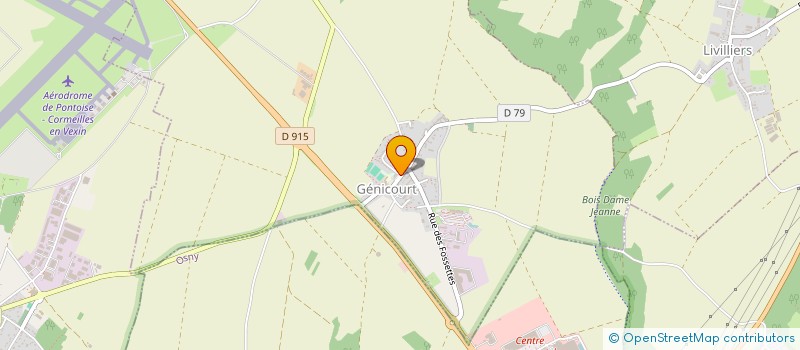 localisation de l'entreprise EVENAA  GENICOURT