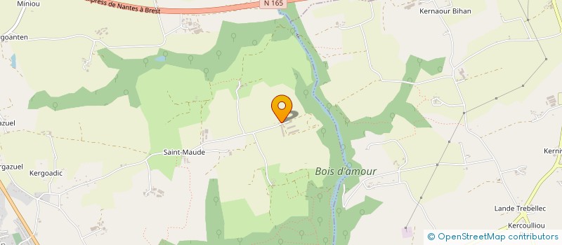 localisation de l'entreprise EVENAVI à PONT-AVEN