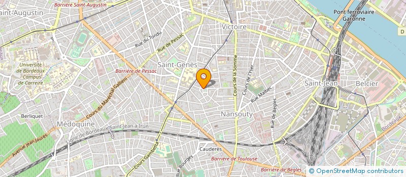 localisation de l'entreprise EVENE TISS  BORDEAUX