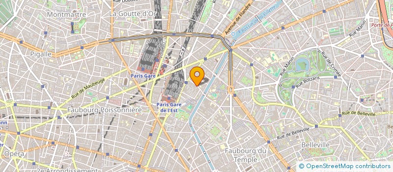 localisation de l'entreprise EVENELL STUDIO à BAGNOLET