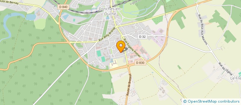 localisation de l'entreprise EVENEMENT 27 à CONCHES-EN-OUCHE