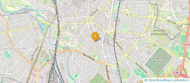 localisation de l'entreprise EVENEMENT + à DIJON