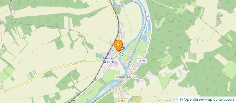 localisation de l'entreprise EVENEMENT 89  MAILLY-LA-VILLE