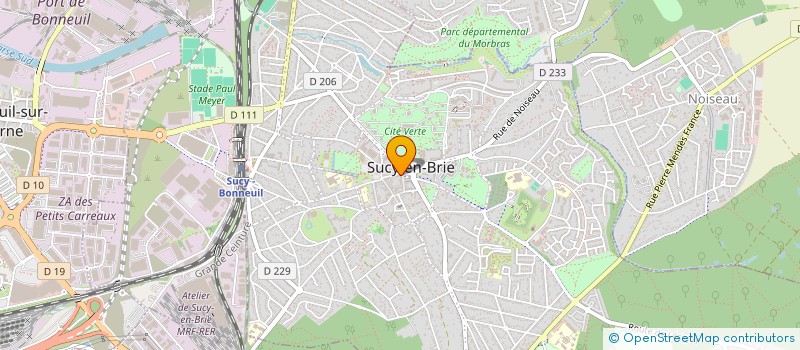 localisation de l'entreprise EVENEMENT ANIMATION ARTISTIQUE  SUCY-EN-BRIE