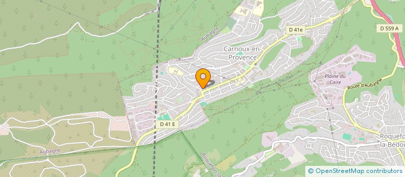 localisation de l'entreprise EVENEMENT'CIELLE à CARNOUX EN PROVENCE