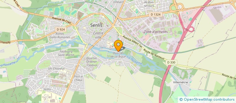 localisation de l'entreprise EVENEMENT CONCEPT ANIMATION à SENLIS