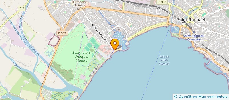 localisation de l'entreprise EVENEMENT DU LITTORAL à FREJUS