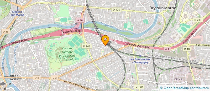 localisation de l'entreprise EVENEMENT INNOCENT à CHAMPIGNY-SUR-MARNE
