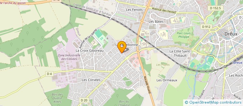 localisation de l'entreprise EVENEMENT POUR TOUS à VERNOUILLET