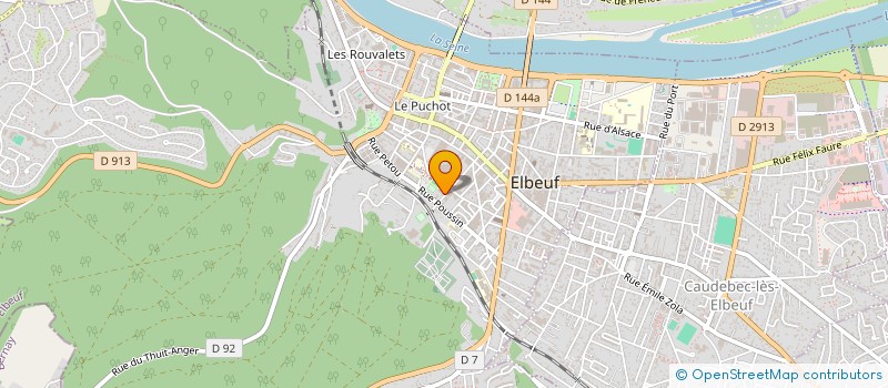 localisation de l'entreprise EVENEMENTIEL  ELBEUF