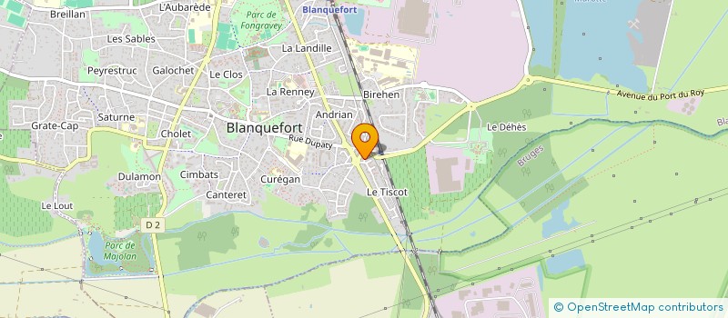 localisation de l'entreprise EVENEMENTIEL HANDICAP DE LA GIRONDE - EHG à BLANQUEFORT