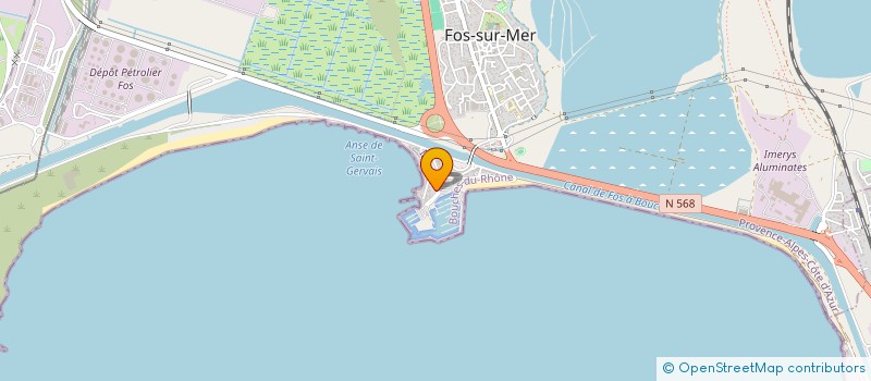 localisation de l'entreprise EVENEMENTIEL SAINT GERVAIS  FOS-SUR-MER