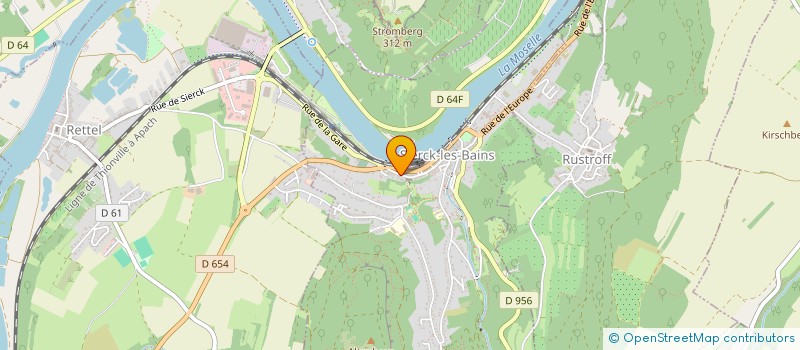 localisation de l'entreprise EVENEMENTS  SIERCK-LES-BAINS