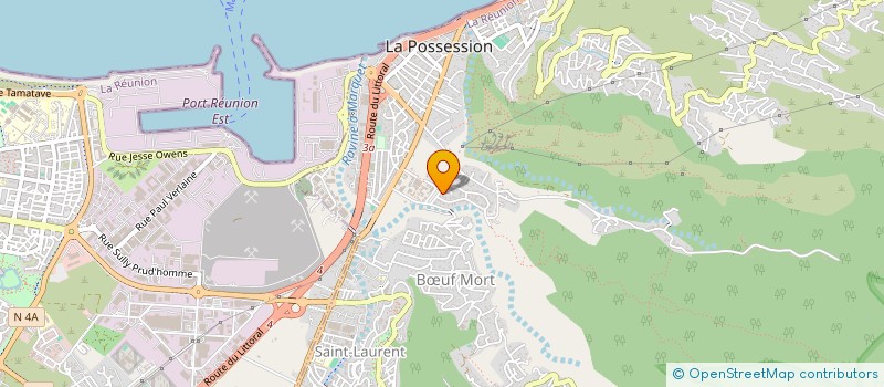 localisation de l'entreprise EVENEMENTS 974 à LA POSSESSION