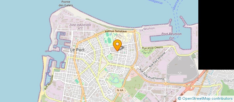 localisation de l'entreprise EVENEMENTS DE L OCEAN INDIEN à LE PORT